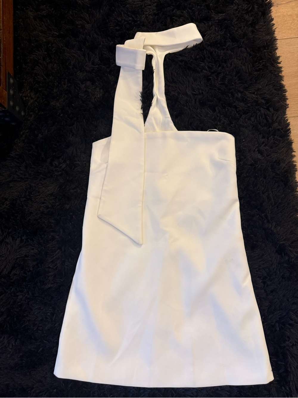 ZARA White Halter Mini Dress NWT XS $89.90
